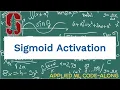 How To Implement Sigmoid Activation in Machine Learning Example By Stanford ML P