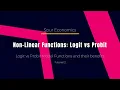 Tutorial 2 - Non linear Functions Logit vs Probit