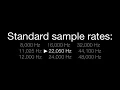 Download Lagu Audio Quality Test (sampling rate)