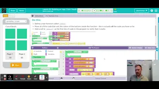 Code org - Event-Driven Programming in App Lab Building an App Color Sleuth