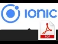 Ionic 3 InAppBrowser PDF viewer