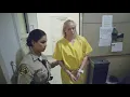 Girl Handcuffed Shackled in Jail