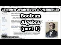 Boolean Algebra part 1
