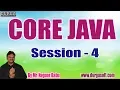 CORE JAVA tutorials Session - 4 by Mr Nagoor Babu On 13-11-2019 9AM