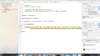 How to create and use instance variables in Objective-C