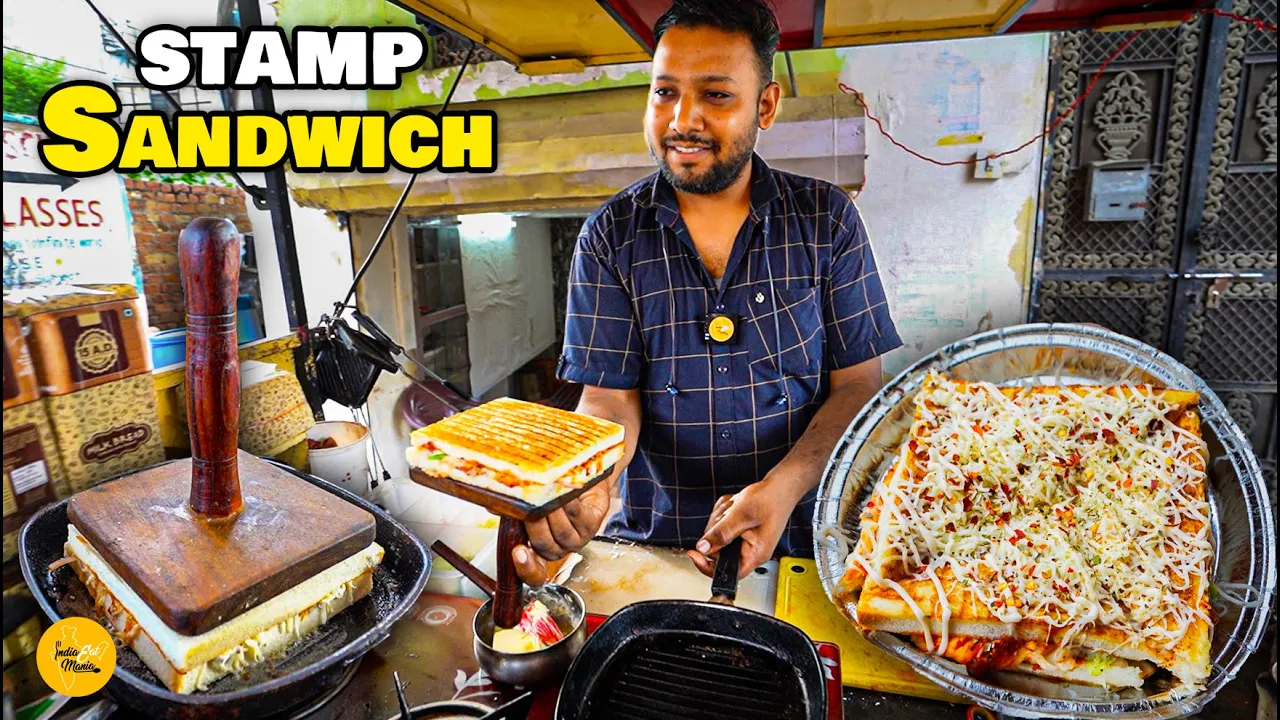 Jodhpur Most Popular Stamp Wala Jumbo Grill Cheese Paneer Sandwich Rs. 150/- Only l Jodhpur Food