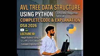 AVL Tree Data Structure in Python Complete Beginner Tutorial 2026