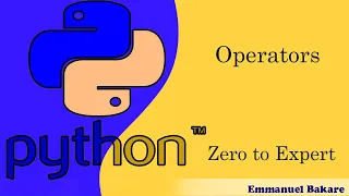 04 Python Operators