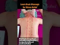 Learn Back Massage for Stress Relief