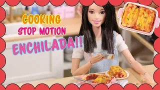 Stop Motion Barbie Doll Cooking Ep 3 Enchilada 