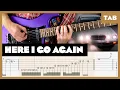 Whitesnake - Here I Go Again - Guitar Tab | Lesson | Cover | Tutorial