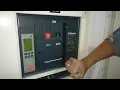HOW TO TURN ON AND OFF AIR CIRCUIT BREAKER MANUALLY SPRING CHARGING OF ACB