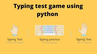 Typing speed test using python