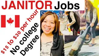 JANITOR JOBS IN CANADA no college - demand buyucan