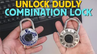 How to Unlock a DUDLY Combination Lock
