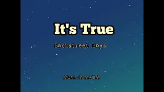 its true backstreet boys song lyrics