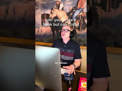 POV: You Wrote a Book But Can’t Read