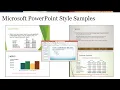 Working with Microsoft PowerPoint Style Samples