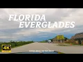 Tamiami Trail US-41 Driving Across the Everglades