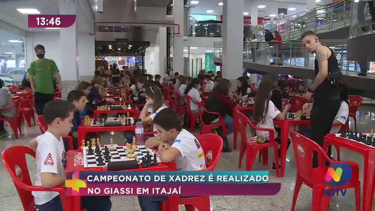 Campeonato de xadrez é realizado no Giassi em Itajaí