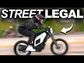 This E-Bike is a STREET LEGAL Surron