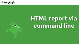 HTML Report via Command Line