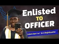 How 2Lt Dejohnette switched from Air Force enlisted to Officer