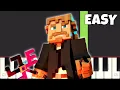 Download Lagu Rising Kingdom - EASY Piano Tutorial - Minecraft Song
