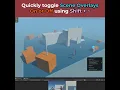 Inspect your Game Map more easily in Scene View by Hiding all Tools