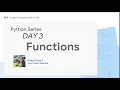 Python Essentials - Session 3