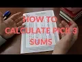 How To Calculate Pick 3 Sums