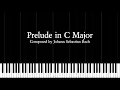 Prelude in C Major - J.S. Bach [Piano Tutorial] (Synthesia)