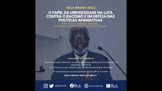 AULA MAGNA 2022 - FFLCH - Professor Kabengele Munanga