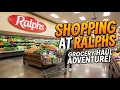 Shopping Inside a Ralphs Grocery Store