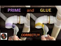Prime and Glue PVC and CPVC PROPERLY 2-Minute Tutorials Ep 2