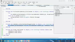part23 parameter query using multiple recrods vb net