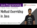 Method Overriding in Java Lesson 42 Java Programming Learning Monkey
