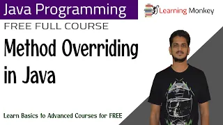 Method Overriding in Java Lesson 42 Java Programming Learning Monkey