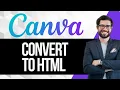 How to Convert Canva Website to HTML
