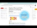 2024 Deploy Microsoft SQL Server to Compute Engine With Explanation