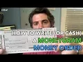 How To Write A MoneyGram Money Order From Walmart