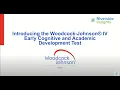 Introducing the Tests of WJ IV Early Cognitive and Academic Development ECAD