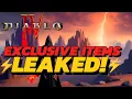 Diablo 4 - PROMO Items LEAKED Blizzard s STRONGEST Class FIXES