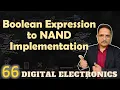 Implementing Boolean Expressions Using NAND Gates Logic GATEs