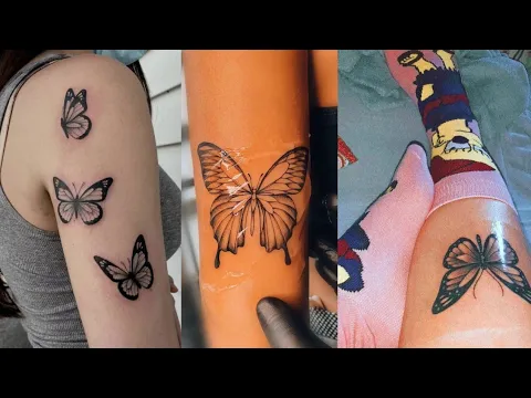 Download MP3 tattoo feminina borboletas inspirações para mulheres e meninas| borboletas tattoo