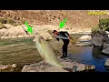 Download Lagu Yusuf's art of fishing in the mountain river🌊🐋