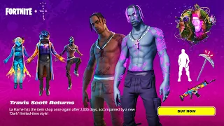 Travis Scott Returns NEW SKIN