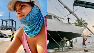 HAULING a$$ OUT of the boatyard + COSTS yucalpeten
