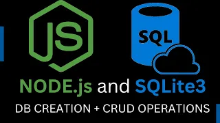 Node js and SQLite3 Tutorial DB creation CRUD operations Best practices