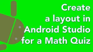 Java Android app math quiz 02 constrain layout 01
